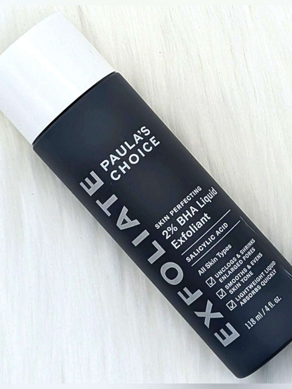 Paula's Choice Skin Perfecting 2% BHA Exfoliating Toner for Clear Skin 4 OZ NEW